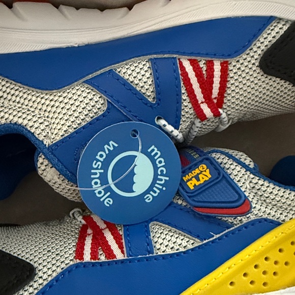 Stride Rite Kids' White, Yellow, Blue, and Red Sneakers size 10M. M2P journey. - Picture 10 of 10